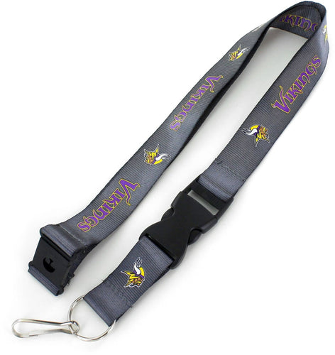 MINNESOTA VIKINGS (CHARCOAL) TEAM LANYARD