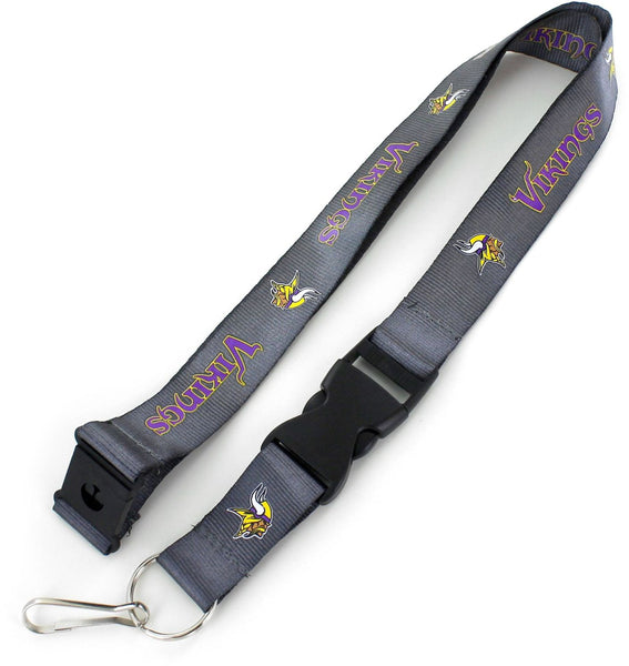 MINNESOTA VIKINGS (CHARCOAL) TEAM LANYARD