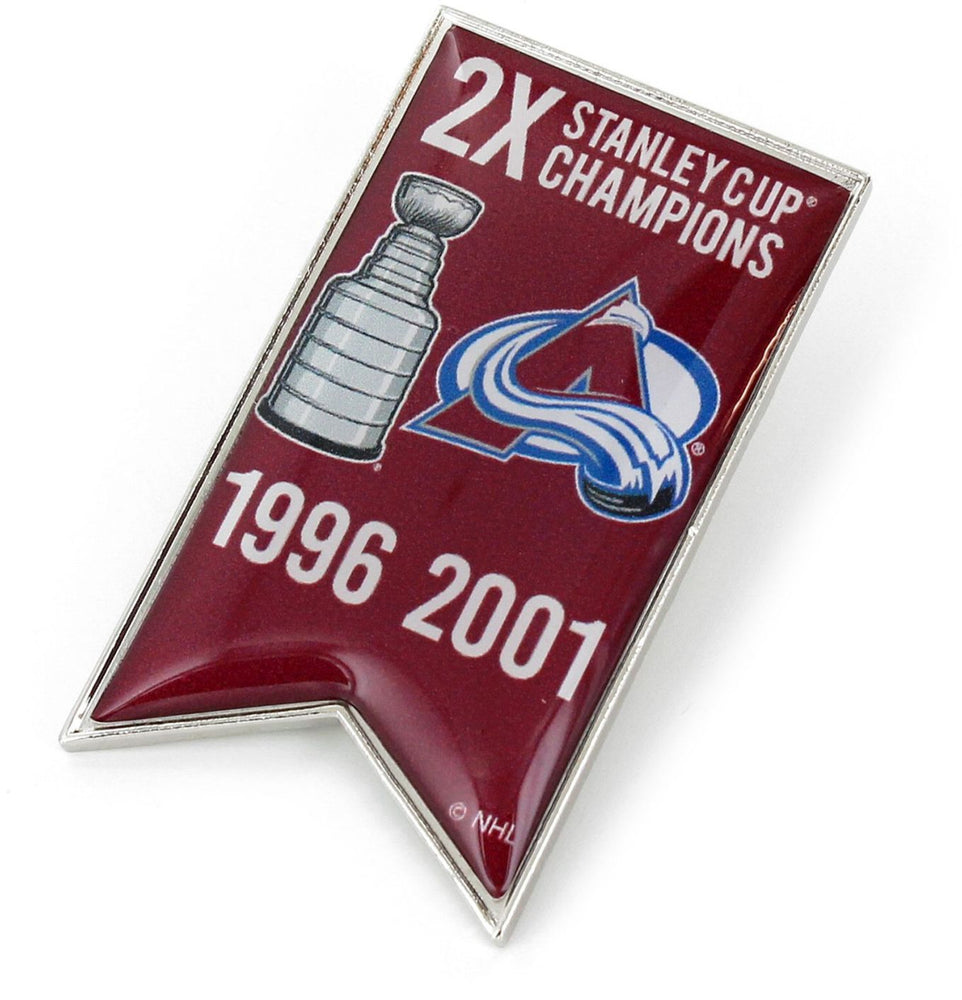 WHOLESALE COLORADO AVALANCHE CHAMPIONSHIP BANNER PIN (SP)