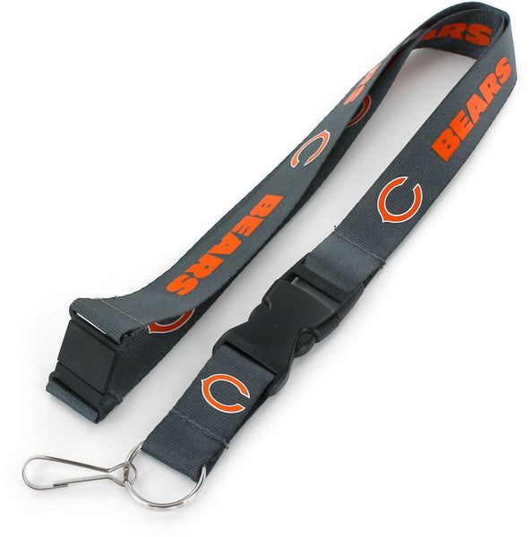 CHICAGO BEARS (CHARCOAL) TEAM LANYARD