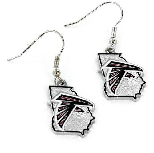 WHOLESALE ATLANTA FALCONS - STATE DESIGN EARRINGS