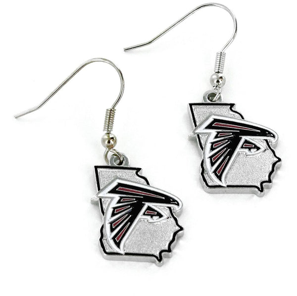 WHOLESALE ATLANTA FALCONS - STATE DESIGN EARRINGS
