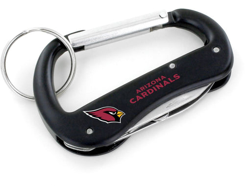 ARIZONA CARDINALS CARABINER MULTI TOOL KEYCHAIN (SP)