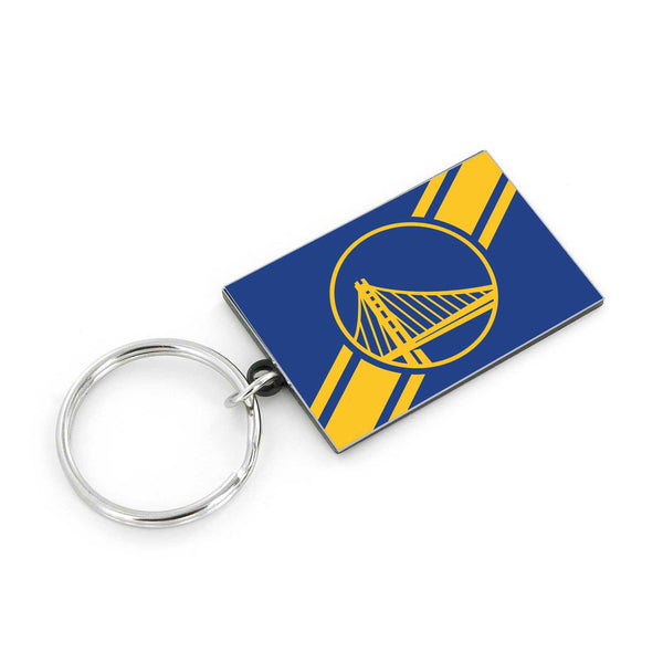 WHOLESALE GOLDEN STATE WARRIORS STRIPED KEYCHAIN