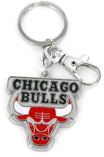 CHICAGO BULLS TEAM LOGO HEAVYWEIGHT KEYCHAIN