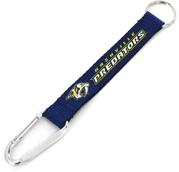 WHOLESALE NASHVILLE PREDATORS CARABINER LANYARD KEYCHAIN