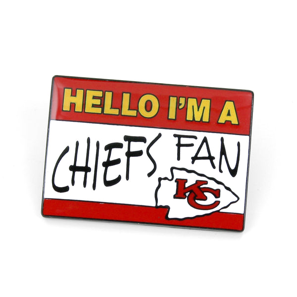 WHOLESALE KANSAS CITY CHIEFS NAME TAG PIN
