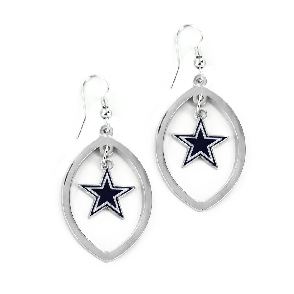 WHOLESALE DALLAS COWBOYS FOOTBALL CUTOUT EARRING