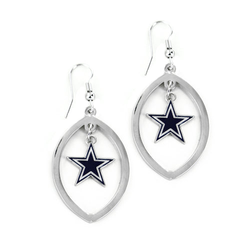 WHOLESALE DALLAS COWBOYS FOOTBALL CUTOUT EARRING