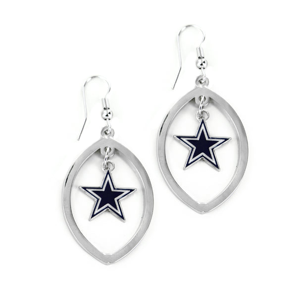 WHOLESALE DALLAS COWBOYS FOOTBALL CUTOUT EARRING