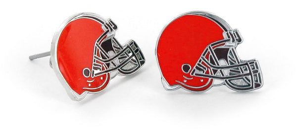 WHOLESALE CLEVELAND BROWNS LOGO POST EARRINGS