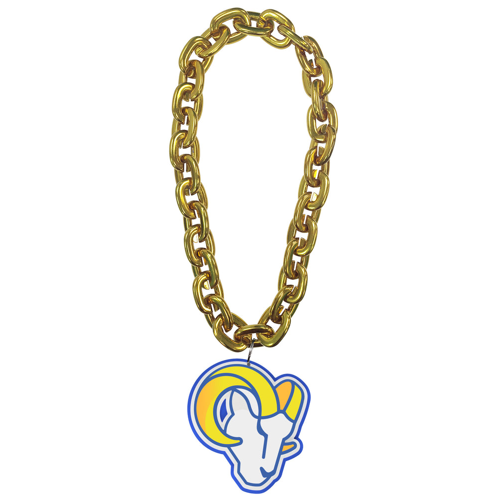 WHOLESALE LOS ANGELES RAMS RAM HEAD LOGO (GOLD) FAN CHAIN