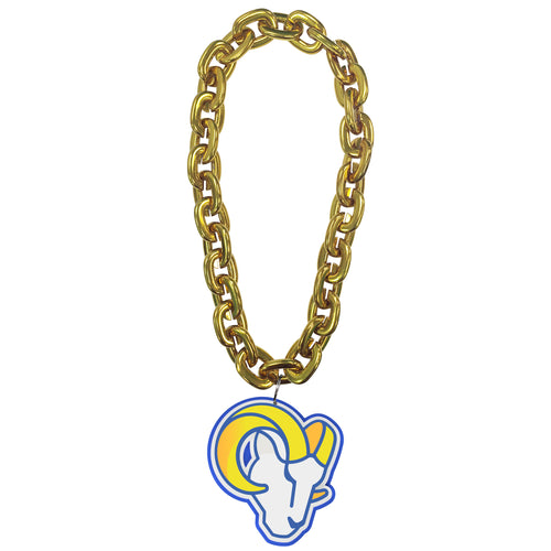 WHOLESALE LOS ANGELES RAMS RAM HEAD LOGO (GOLD) FAN CHAIN