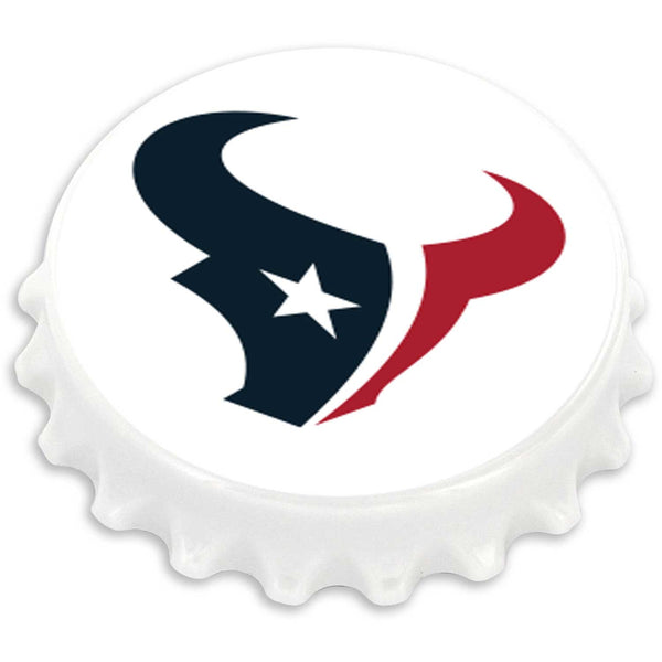 WHOLESALE HOUSTON TEXANS BOTTLE CAP BOTTLE OPENER MAGNET (OC)