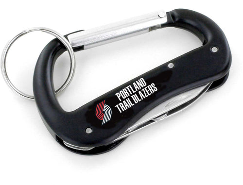 WHOLESALE PORTLAND TRAIL BLAZERS CARABINER MULTI TOOL KEYCHAIN (SP)