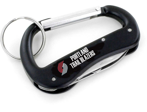 WHOLESALE PORTLAND TRAIL BLAZERS CARABINER MULTI TOOL KEYCHAIN (SP)