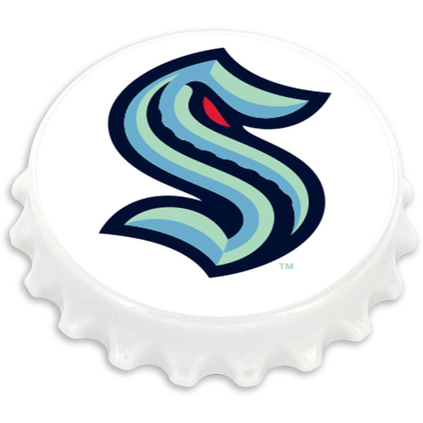 WHOLESALE SEATTLE KRAKEN BOTTLE CAP OPENER MAGNET