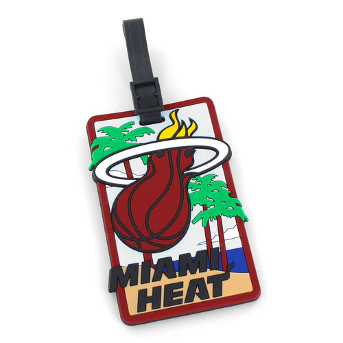 WHOLESALE MIAMI HEAT SOFT BAG TAG
