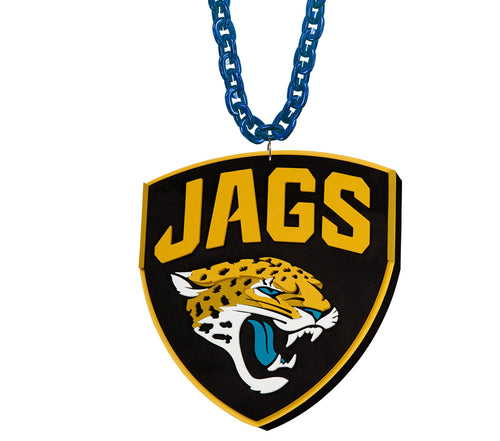 WHOLESALE JACKSONVILLE JAGUARS (TEAL) SHIELD SUPER FAN CHAIN