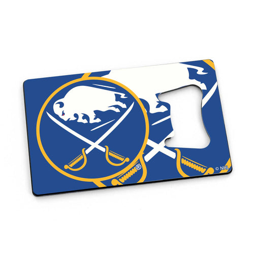 WHOLESALE BUFFALO SABRES CREDIT CARD BOTTLE OPENER MAGNET