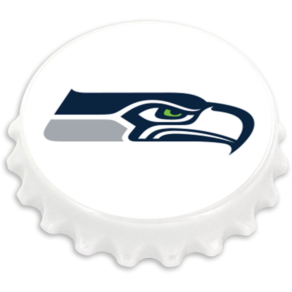 WHOLESALE SEATTLE SEAHAWKS BOTTLE CAP BOTTLE OPENER MAGNET (OC)