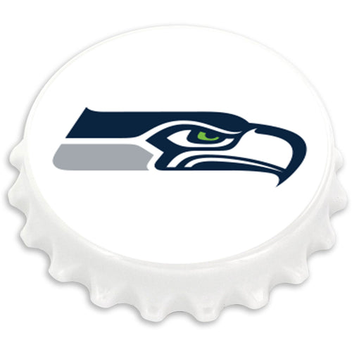 WHOLESALE SEATTLE SEAHAWKS BOTTLE CAP BOTTLE OPENER MAGNET (OC)