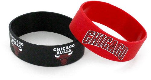 CHICAGO BULLS WIDE BRACELETS (2-PACK)