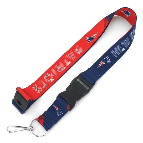WHOLESALE NEW ENGLAND PATRIOTS CROSSFADE LANYARD