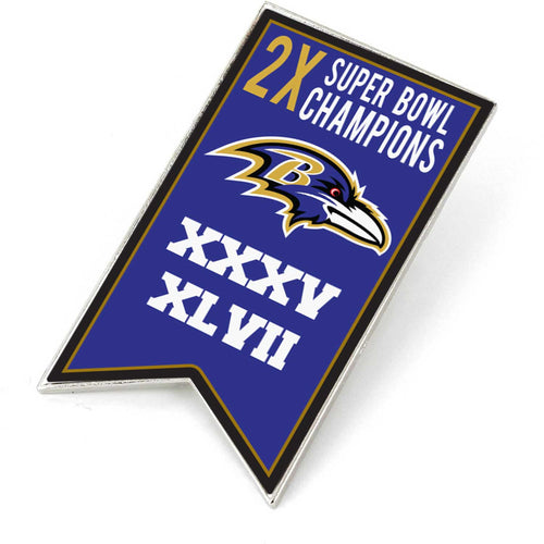 WHOLESALE BALTIMORE RAVENS CHAMPIONSHIP BANNER PIN (SP)