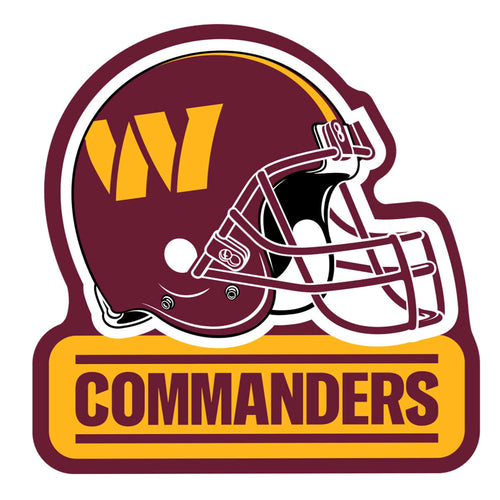 WHOLESALE WASHINGTON COMMANDERS HELMET WORDMARK MAGNET