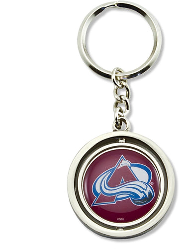 COLORADO AVALANCHE SPINNING KEYCHAIN
