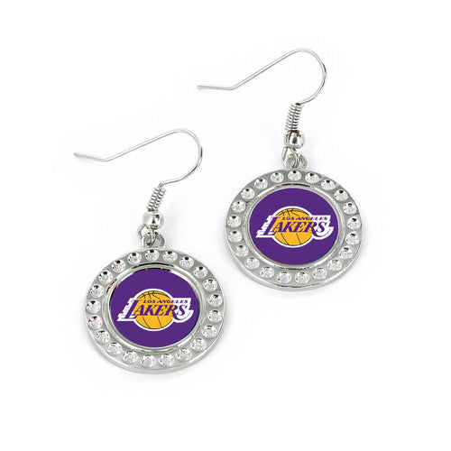 WHOLESALE LOS ANGELES LAKERS DIMPLE EARRINGS