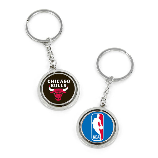 CHICAGO BULLS SPINNING KEYCHAIN