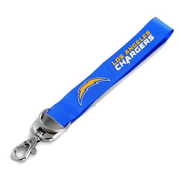WHOLESALE LOS ANGELES CHARGERS DELUXE WRISTLET KEYCHAIN