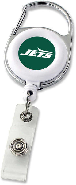 WHOLESALE NEW YORK JETS DELUXE CLIP BADGE REEL