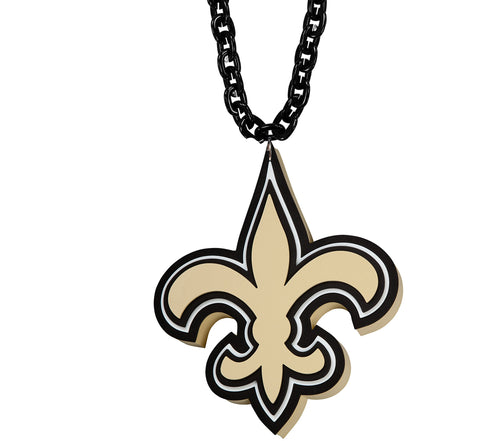 WHOLESALE NEW ORLEANS SAINTS (BLACK) SUPER FAN CHAIN