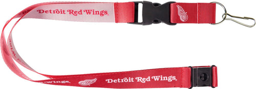 WHOLESALE DETROIT RED WINGS (RED/WHITE) REVERSIBLE LANYARD