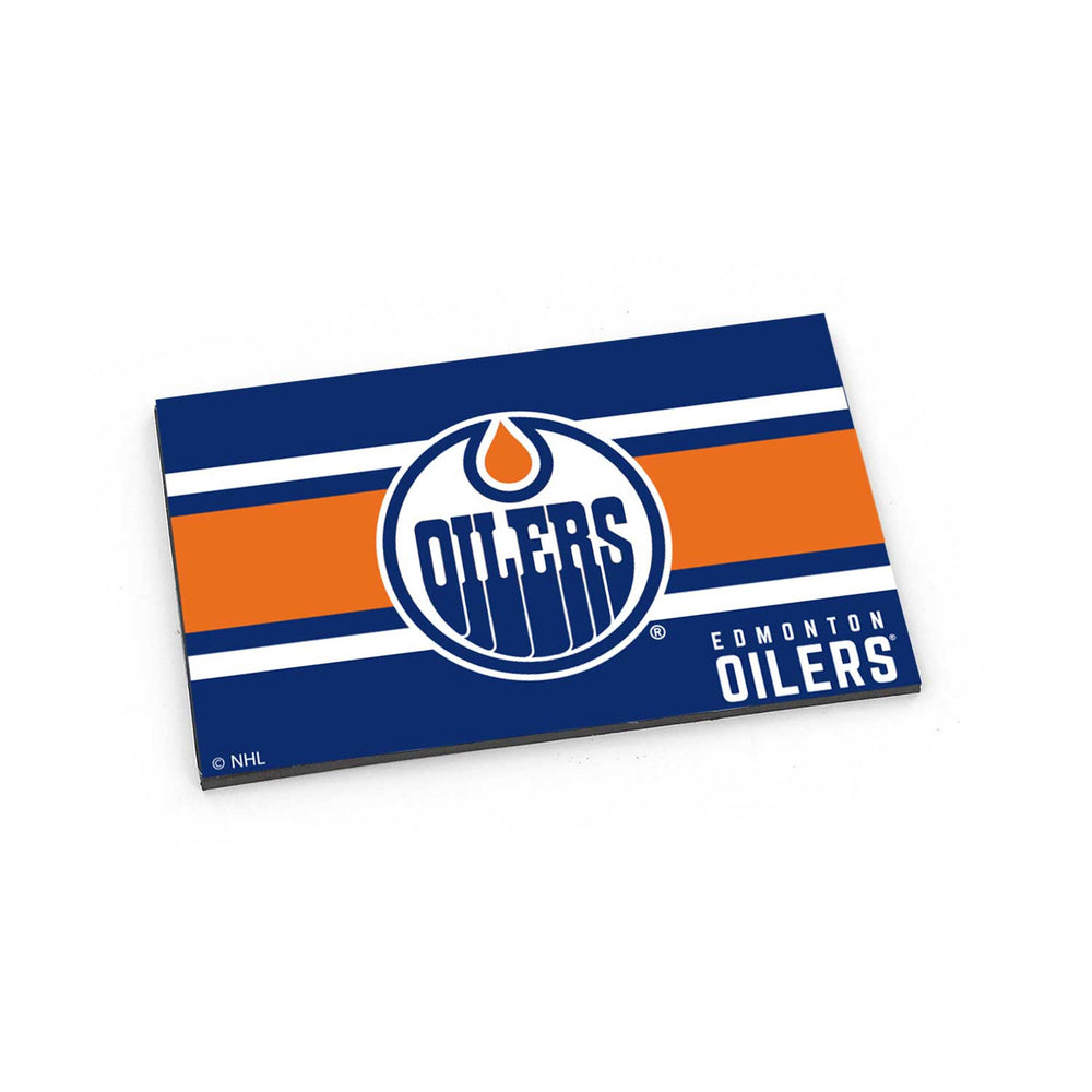 WHOLESALE EDMONTON OILERS STRIPED MAGNET