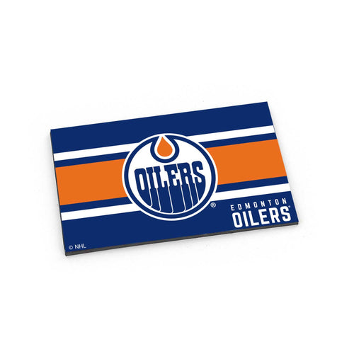 WHOLESALE EDMONTON OILERS STRIPED MAGNET