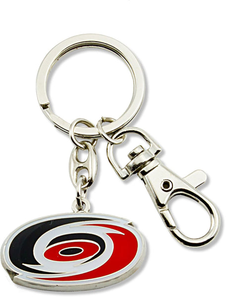 WHOLESALE CAROLINA HURRICANES TEAM LOGO HEAVYWEIGHT KEYCHAIN