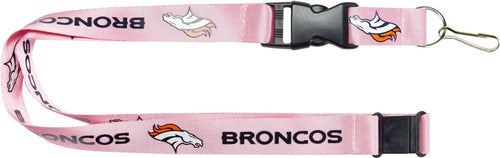 WHOLESALE DENVER BRONCOS (PINK) TEAM LANYARD