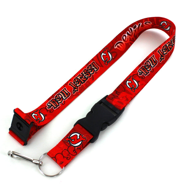 WHOLESALE NEW JERSEY DEVILS GRAFFITI LANYARD
