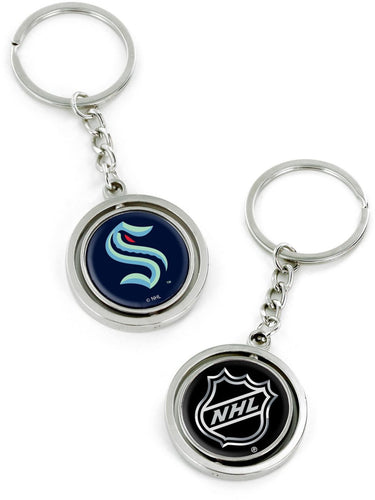 SEATTLE KRAKEN SPINNING KEYCHAIN