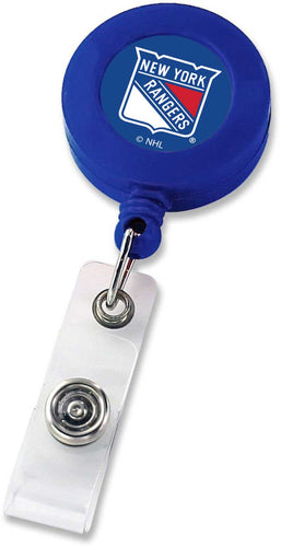 WHOLESALE NEW YORK RANGERS (BLUE) BADGE REEL (NE)