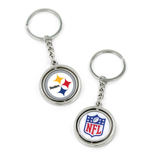 WHOLESALE PITTSBURGH STEELERS SPINNING KEYCHAIN