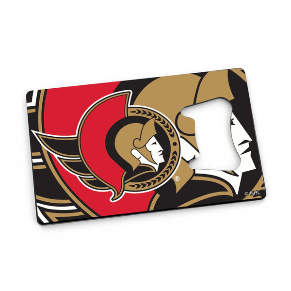 WHOLESALE OTTAWA SENATORS CREDIT CARD BOTTLE OPENER MAGNET