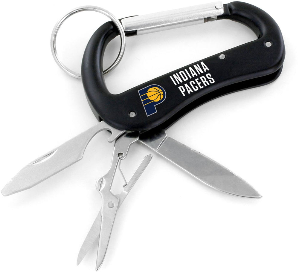 WHOLESALE INDIANA PACERS CARABINER MULTI TOOL KEYCHAIN (SP)