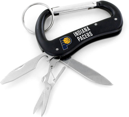 WHOLESALE INDIANA PACERS CARABINER MULTI TOOL KEYCHAIN (SP)