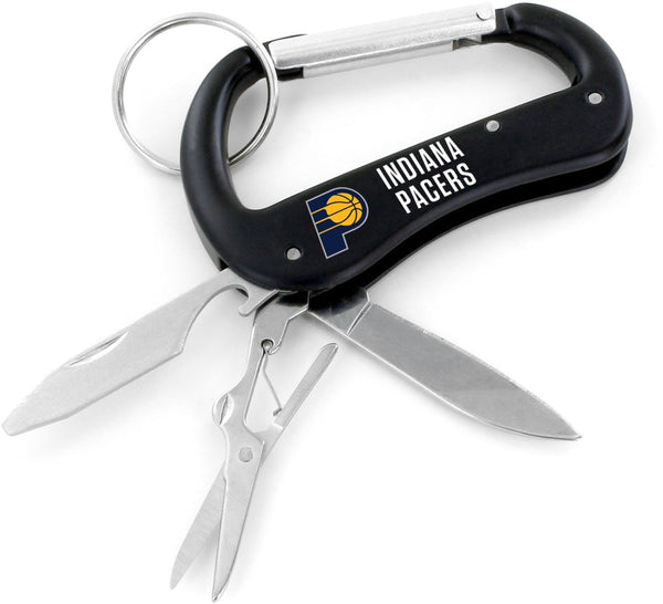 WHOLESALE INDIANA PACERS CARABINER MULTI TOOL KEYCHAIN (SP)