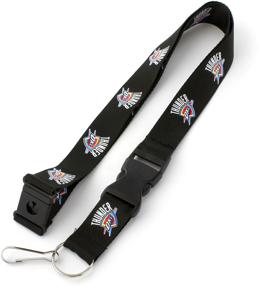 WHOLESALE OKLAHOMA CITY THUNDER (BLACK) TEAM LANYARD
